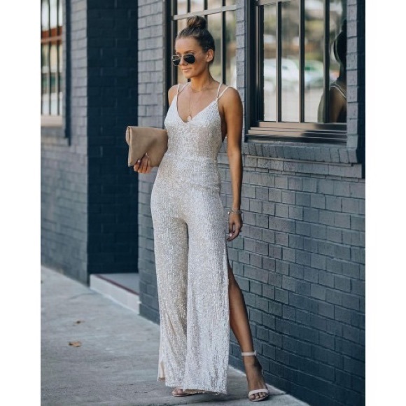 Vici Pants - Just bust a move slit jumpsuit Vici collection